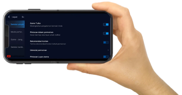 Setelan Fitur Game Turbo Xiaomi