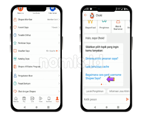 Cara Mengganti Username Shopee Termudah