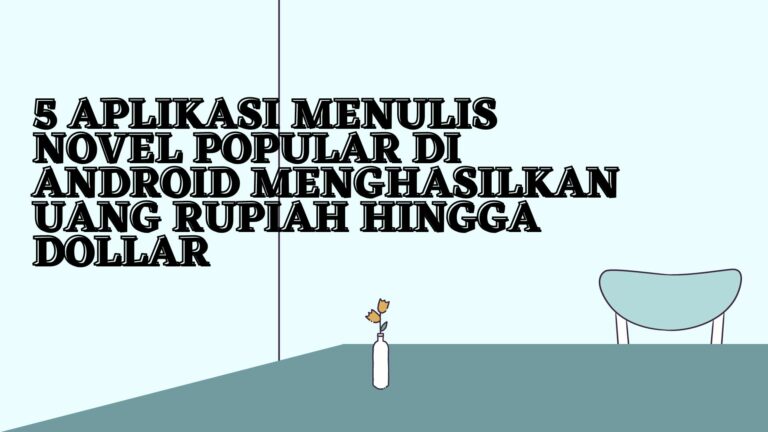 aplikasi menulis novel