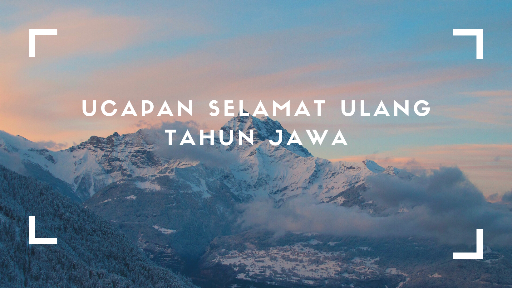 Ucapan Selamat Ulang Tahun Bahasa Jawa