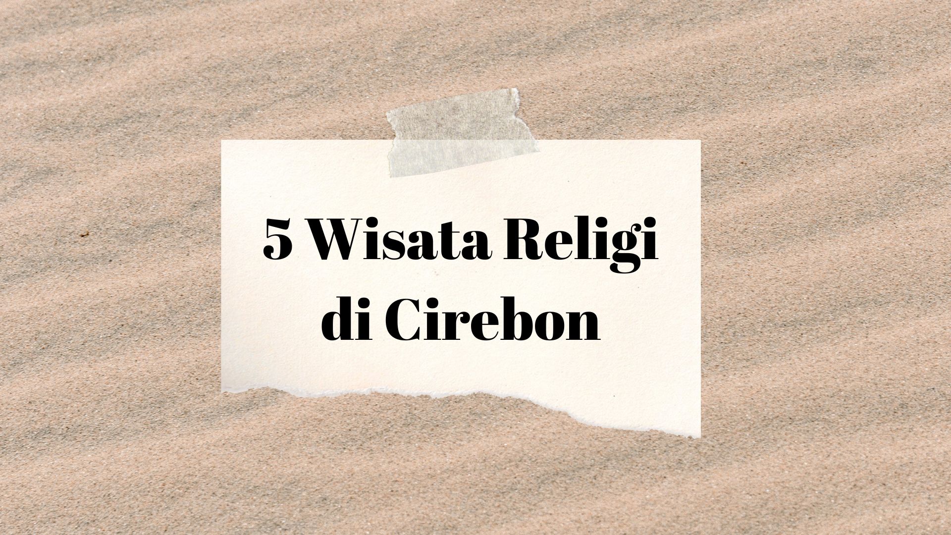 5 Wisata Religi di Cirebon