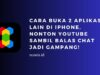 Cara Buka 2 Aplikasi Lain di iPhone, Nonton Youtube Sambil Balas Chat Jadi Gampang!